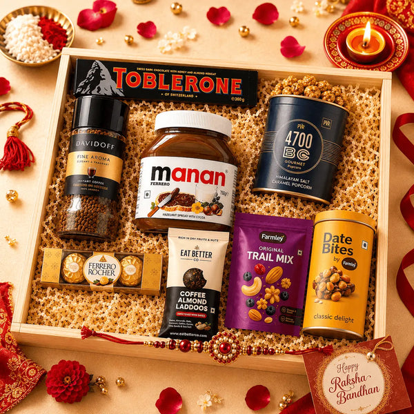 Premium Gourmet Rakhi Gift Box For Brother