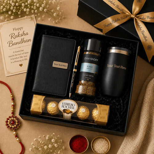 The Work Mode Rakhi Gift Box For Brother